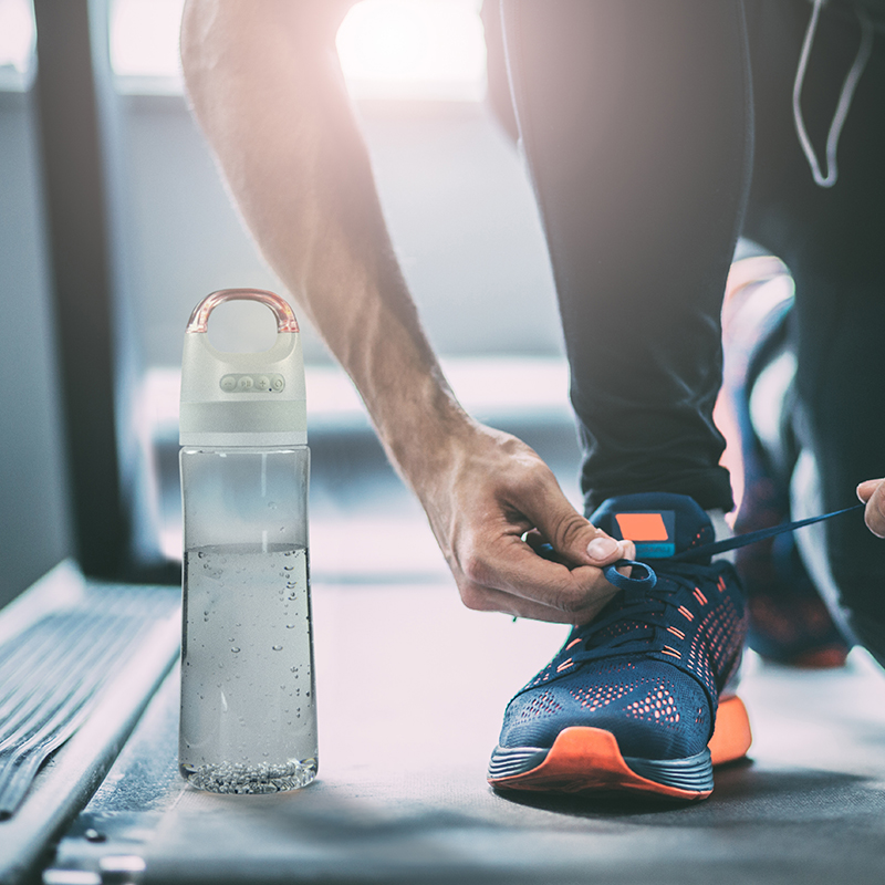 Bluetooth Speaker with Water Bottle