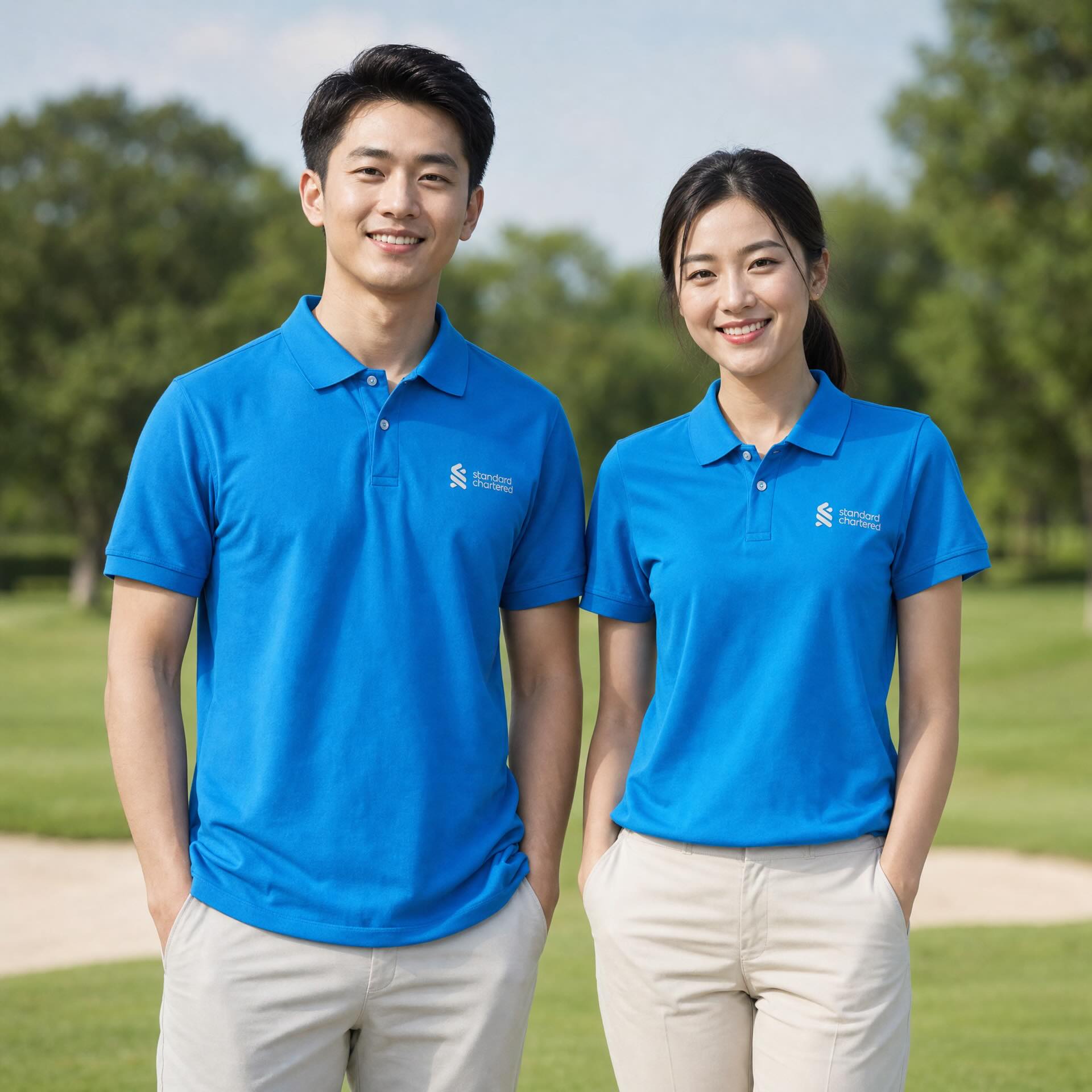 Premium 210g Cotton Polo Shirt (Standard Chartered Edition)