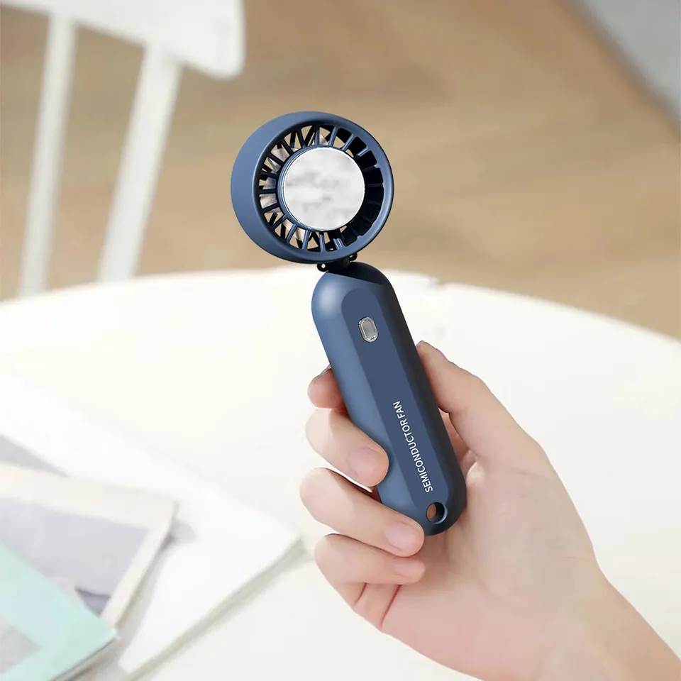 Mini Portable Fan with Ice Compress