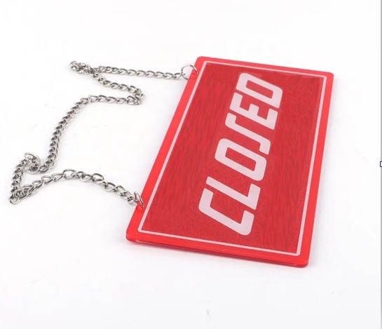Open & Close Acrylic Door Sign