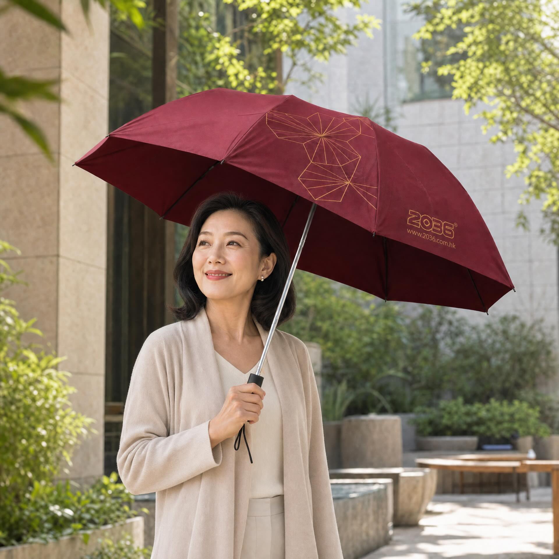 3摺雨傘訂製｜2036 保健品牌禮品案例