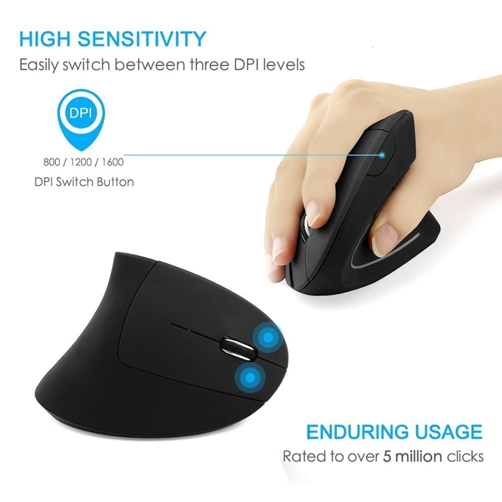 Wireless Ergonomic Vertical Mouse
