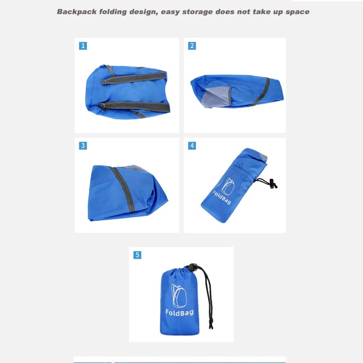 Ultralight Outdoor Foldable Backpack