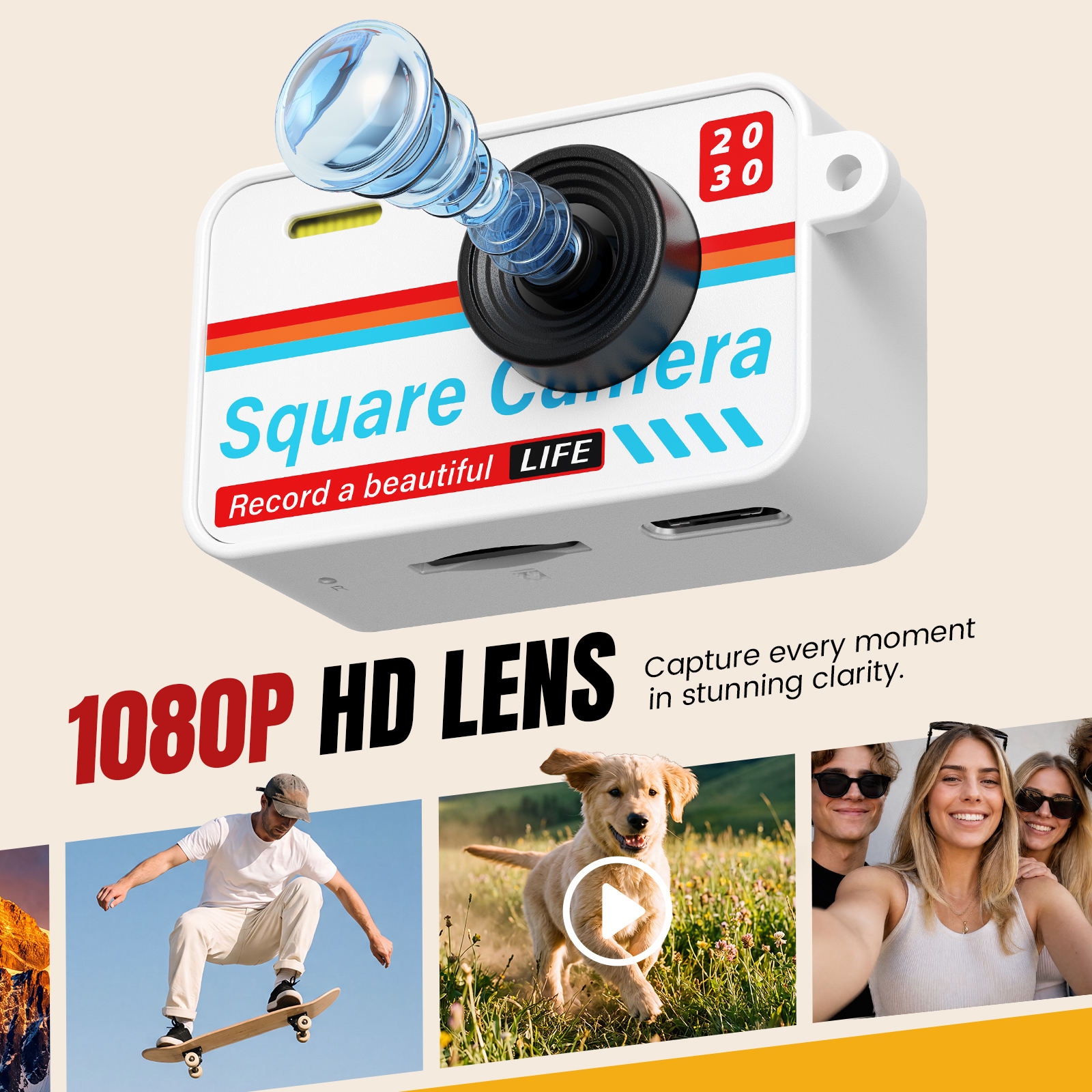 Portable Mini Camera (Custom Logo)