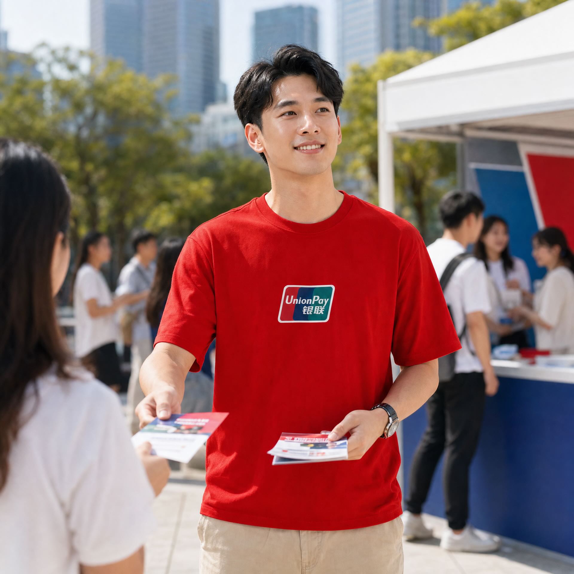 Premium 180g Cotton Short Sleeve Tee (UnionPay Event Edition)