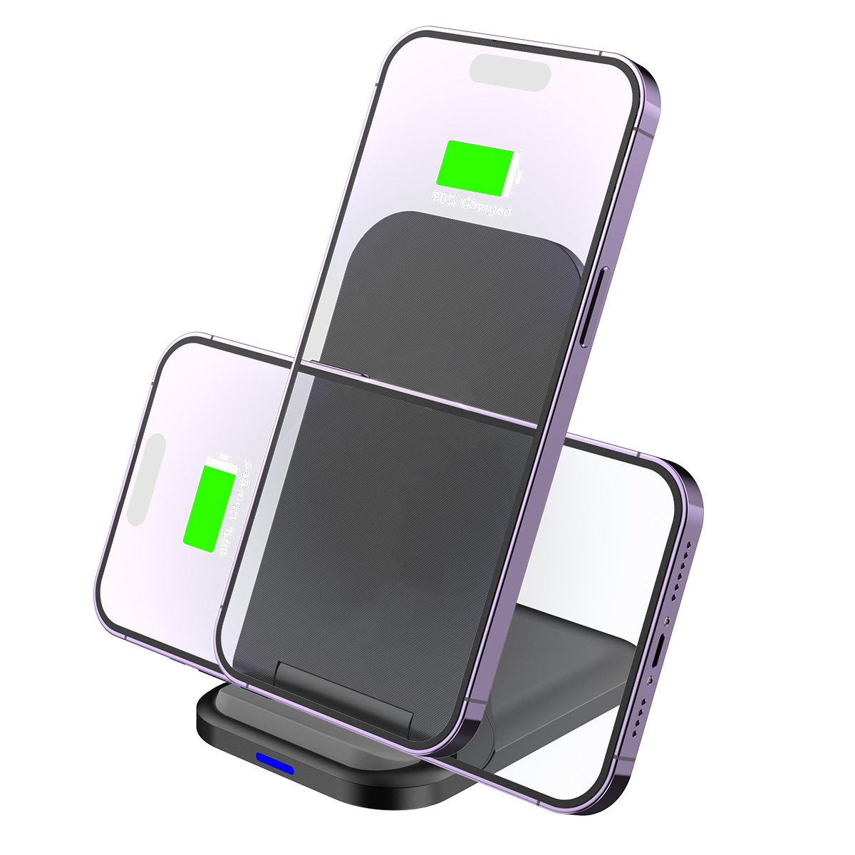 15W Foldable Fast Wireless Charger Stand
