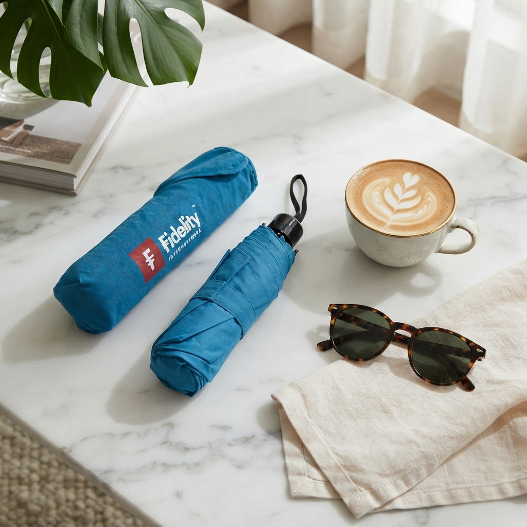 Customized Folded Umbrella | Fidelity International Case