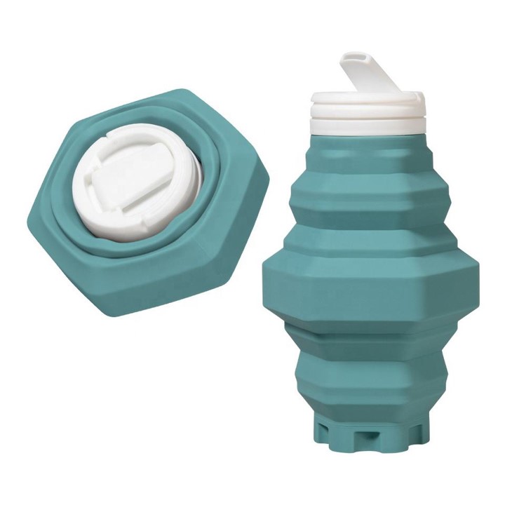 Silicone Sports Collapsible Water Bottle