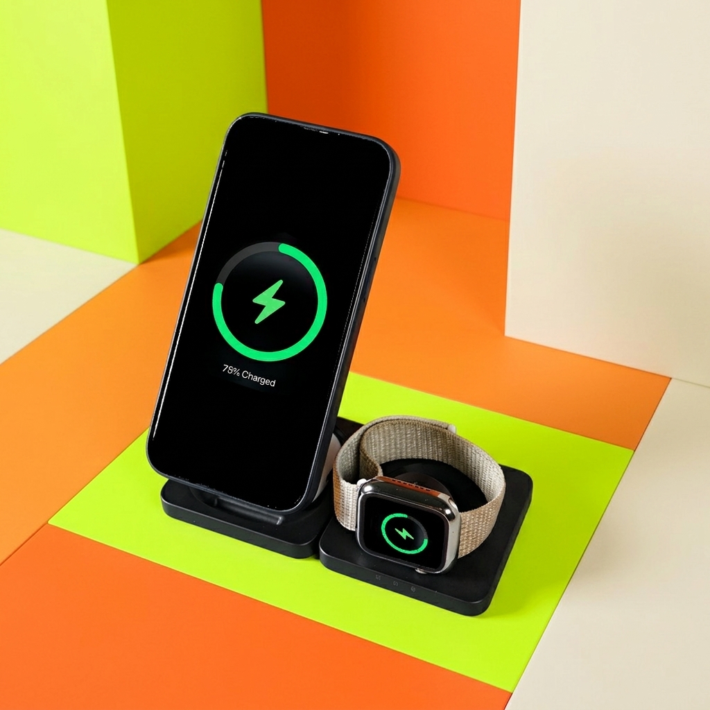 3 in 1 Foldable Wireless Charging Stand