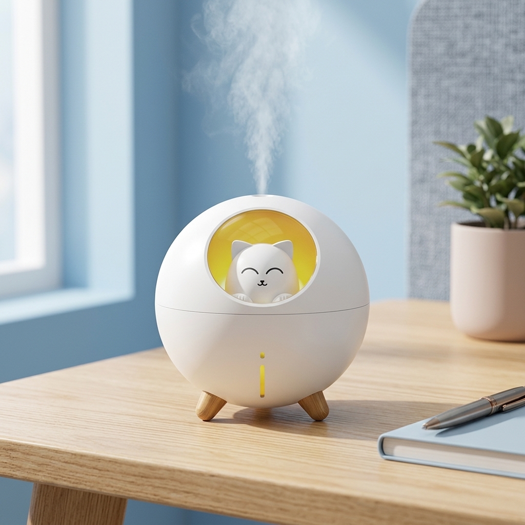 Portable USB Mist Humidifier (Custom Branding) 220 ml