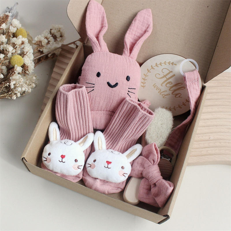 Creative Baby Bath Toy Set | Six-Piece Newborn Gift Box
