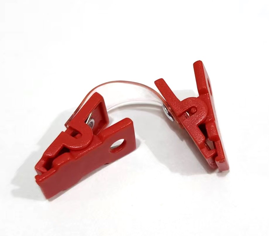 Plastic badge clip (dual)