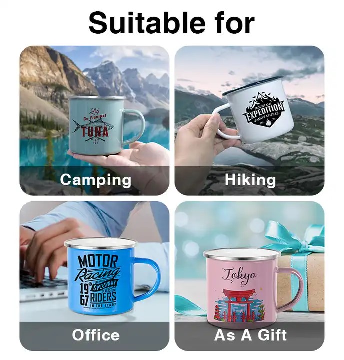 Enamel Coffee Mug