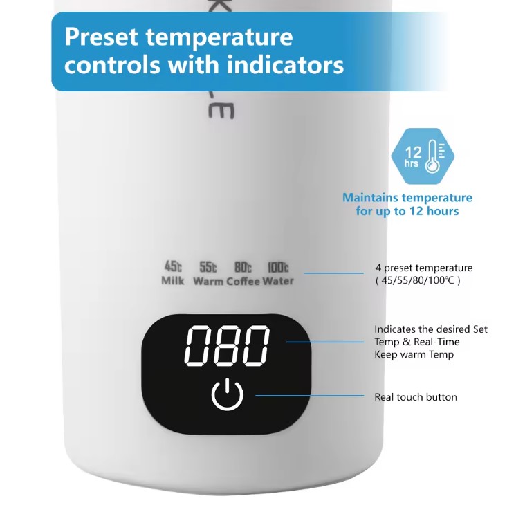 450ml 迷你保溫瓶速熱水壺