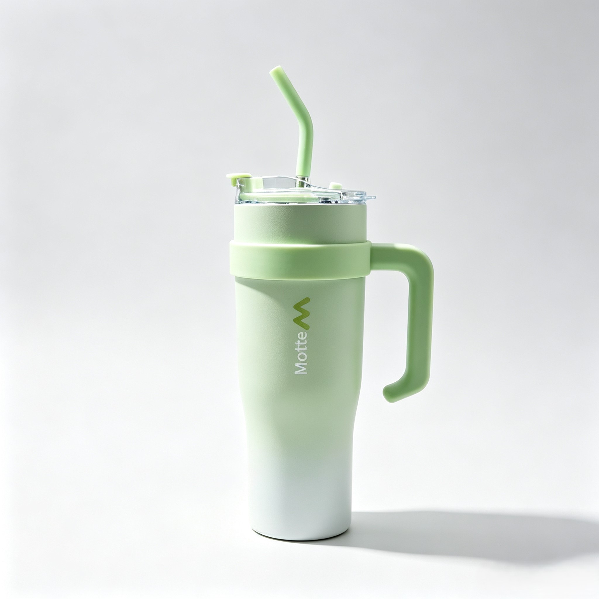1200ml Large Capacity Insulated Straw Cup (Stainless Steel)