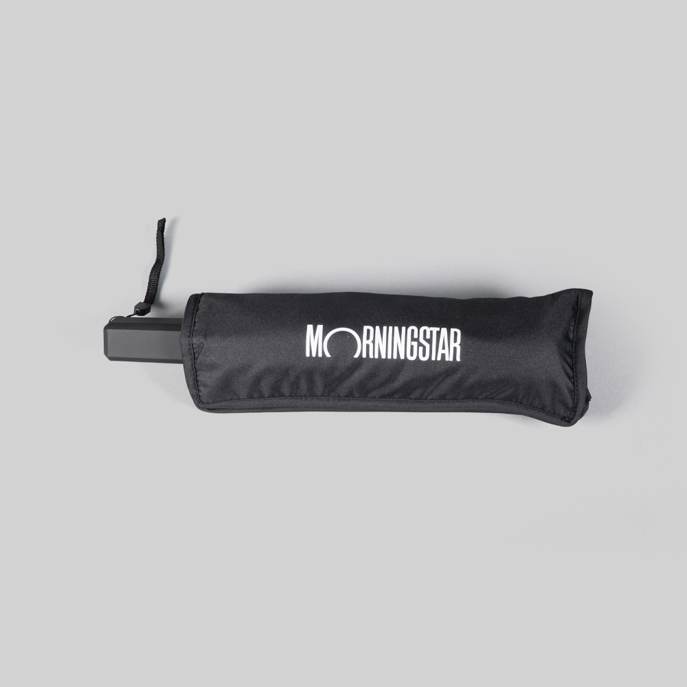 Morningstar Custom 3-Fold Umbrella | 360° All-Round Brand Placement & Zipper Pouch Design