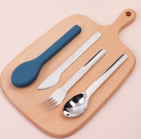 不銹鋼環保餐具套裝帶盒