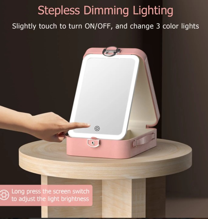 Jewelry Box with LED mirror