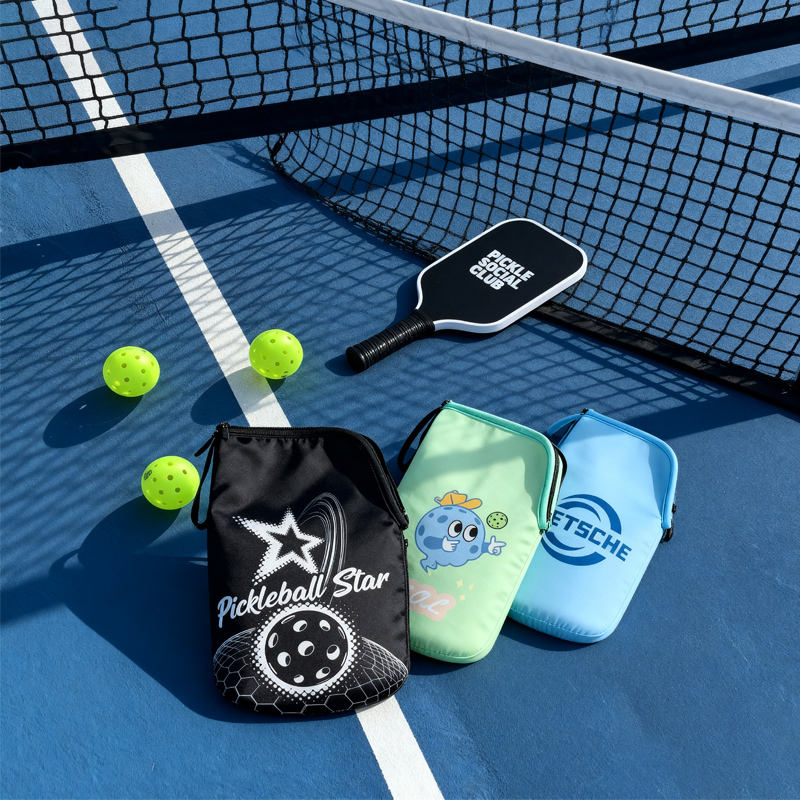 Premium Neoprene Pickleball Holder / Pouch /  Carry Bag (3mm Shockproof Fabric) ( 26*17cm )