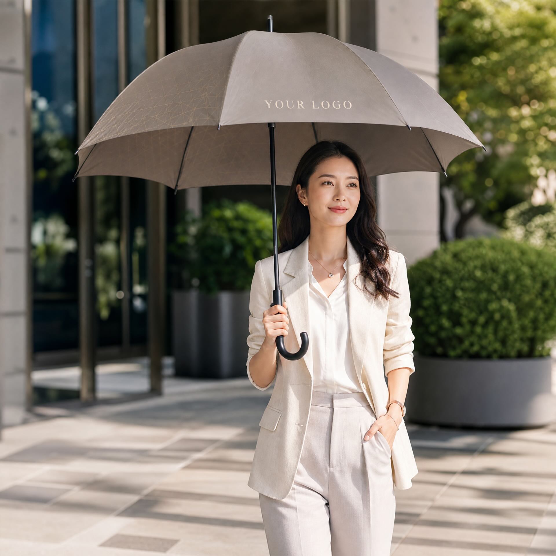 25"長雨傘