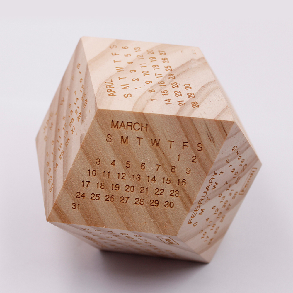 Wooden Desktop Calendars