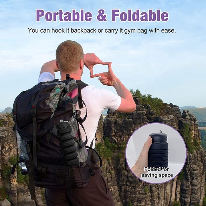 Collapsible Silicone Water Bottles