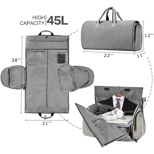 2 in 1 Garment Duffel Bag