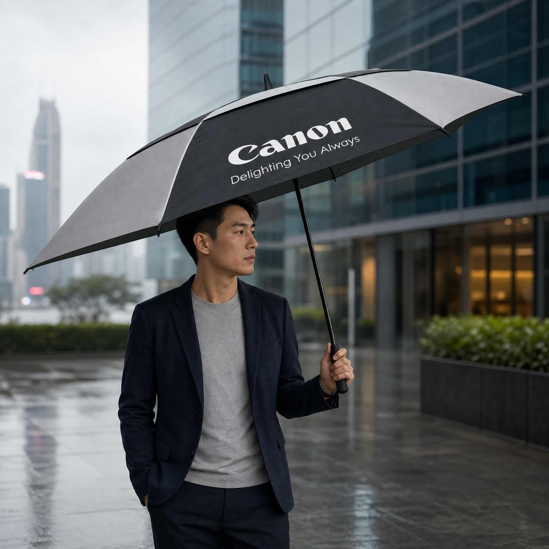 Canon 專業高爾夫長雨傘：高端企業禮品案例研究