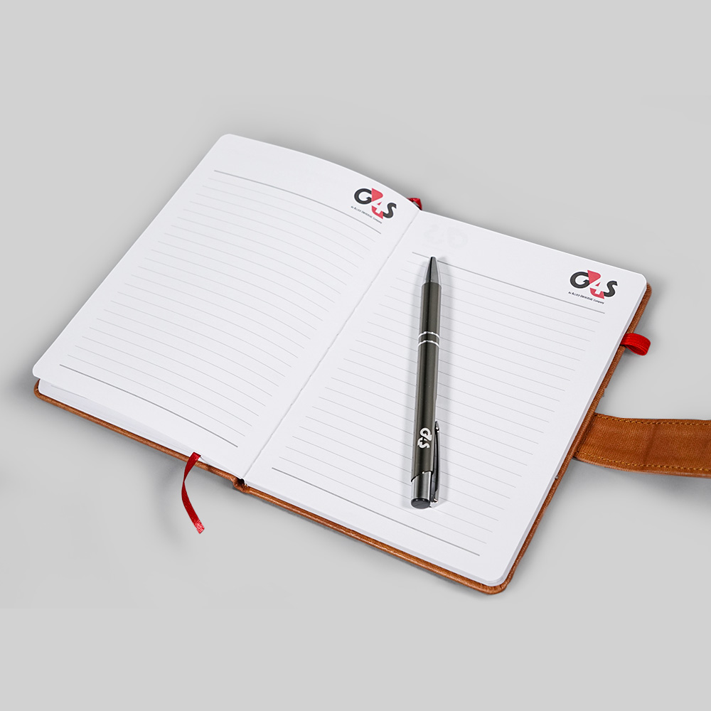 A6 記事簿和筆
