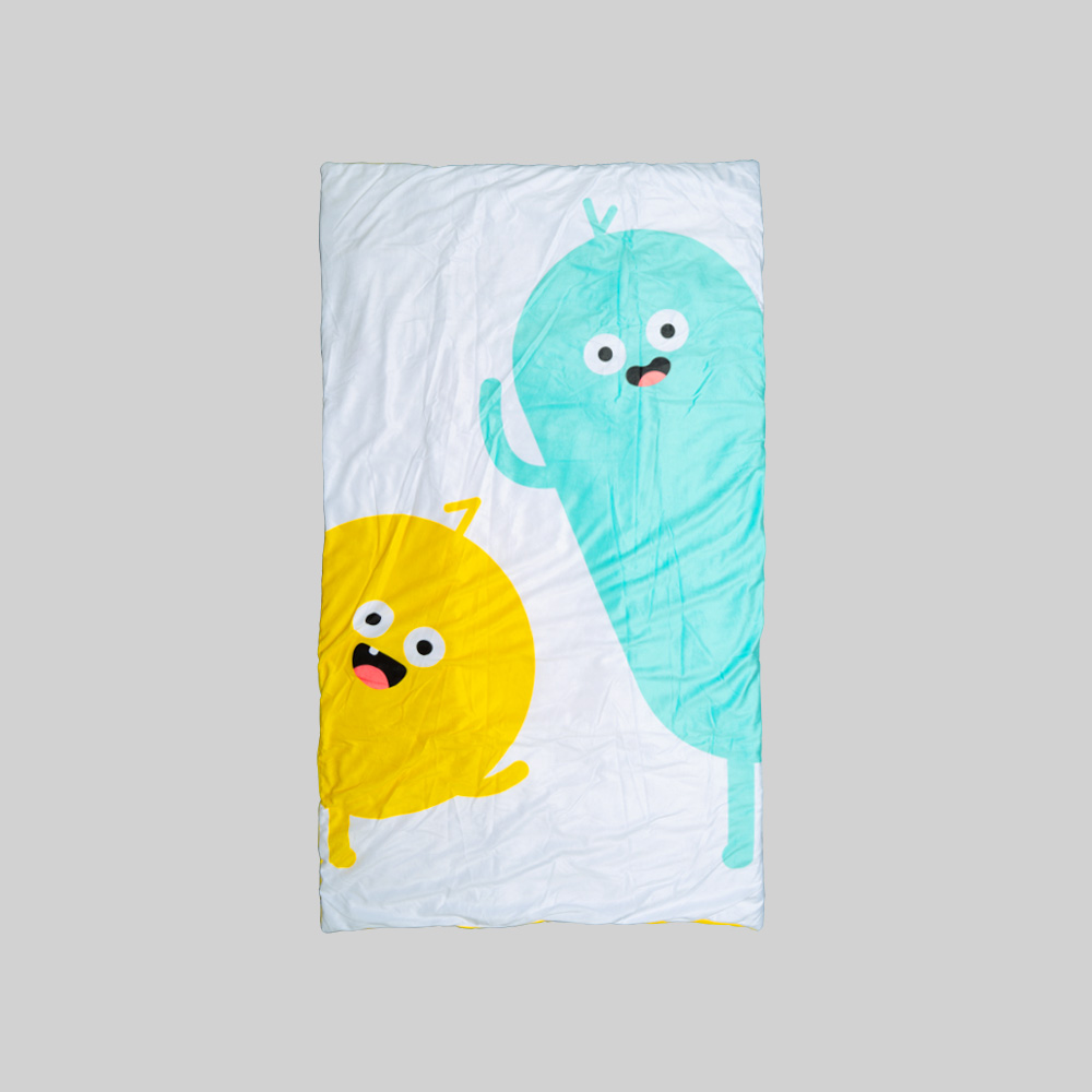 ZA Bank Zappy & Alfie 2-in-1 Cushion with Blanket (Mascot Collection)