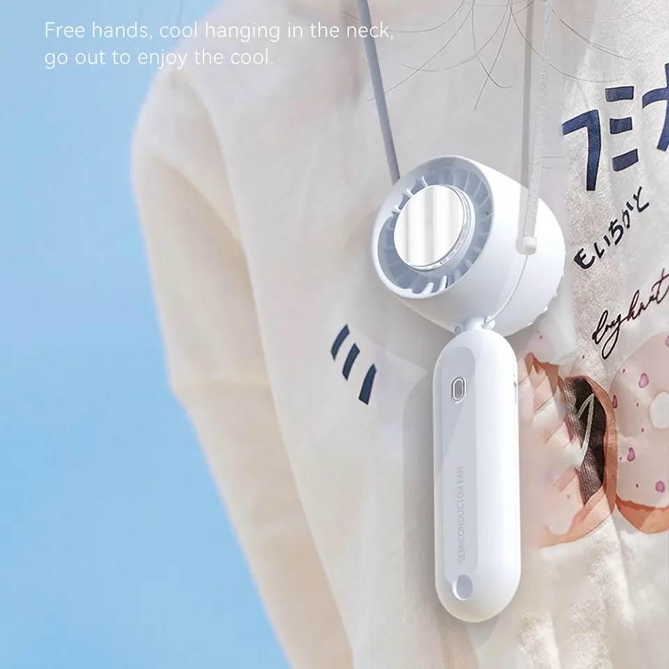 Mini Portable Fan with Ice Compress
