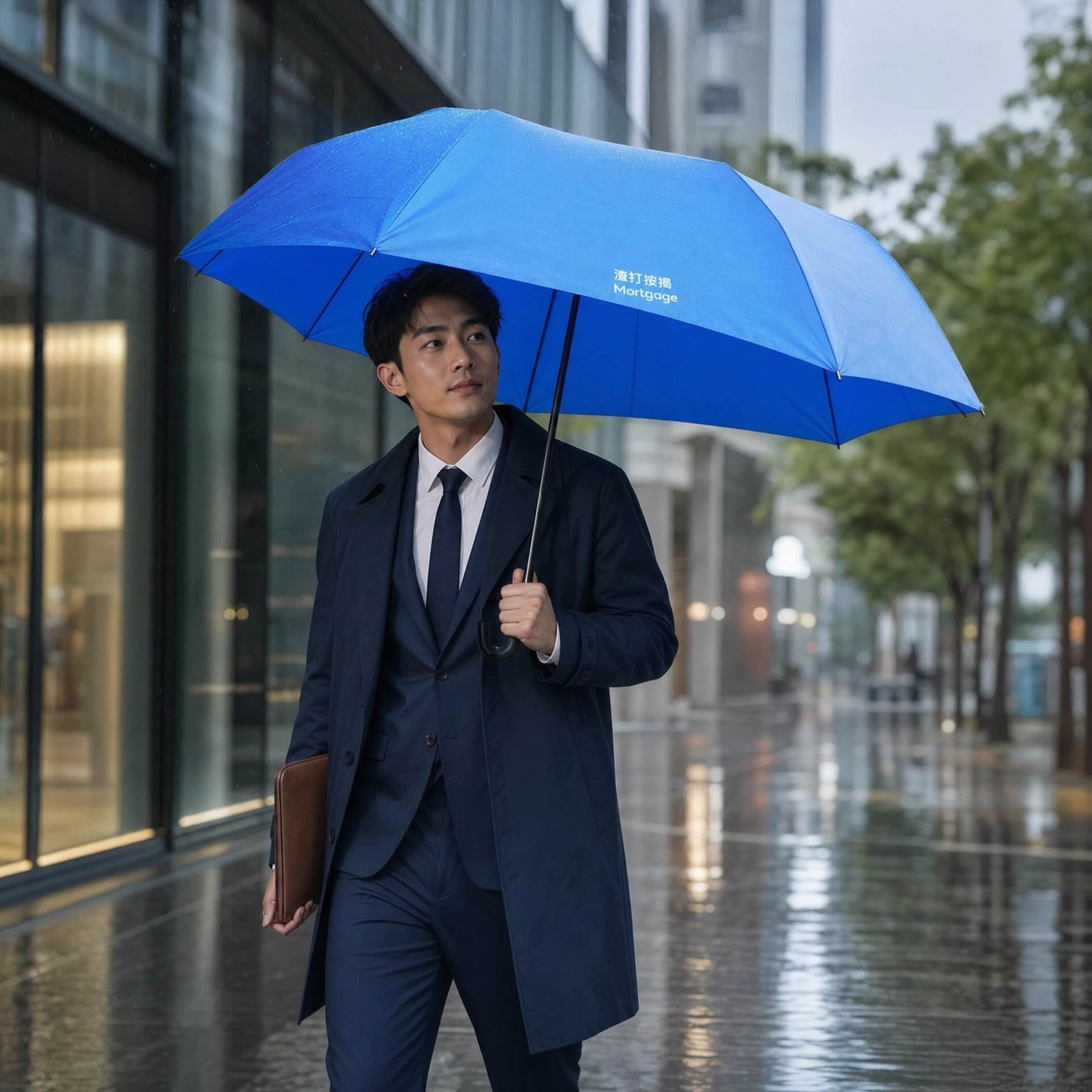 晴雨五摺傘（渣打按揭企業禮品案例）