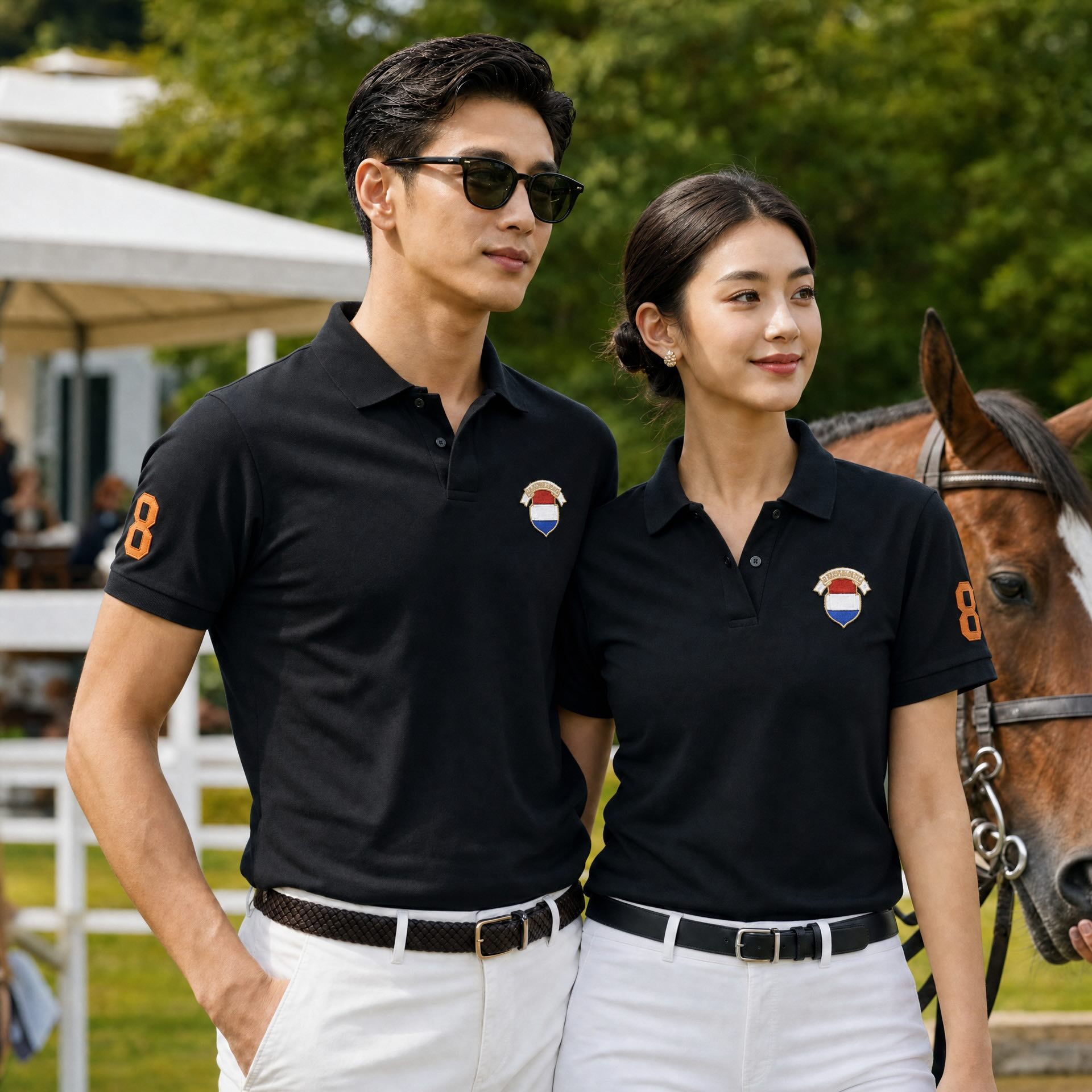 Premium Embroidered Polo Shirt (HKJC Corporate Edition)