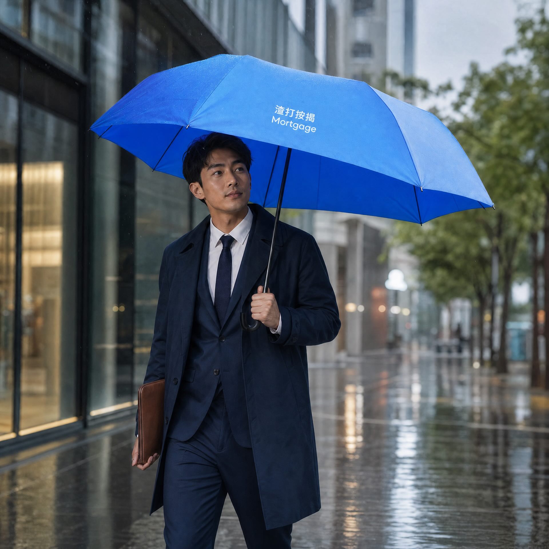 晴雨五摺傘（渣打按揭企業禮品案例）
