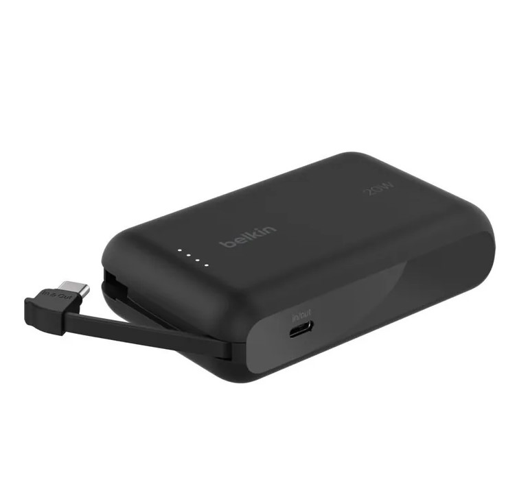 Belkin BoostCharge Power Bank 10K with Integrated Cable (CCC cert）