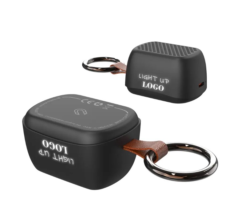 Small Key Chain BT Speaker (B/W)