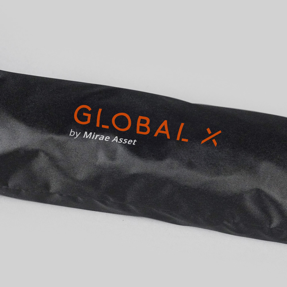 Global X ETFs Ultra-Light Foldable Umbrella | 127g Compact Financial Professional Series