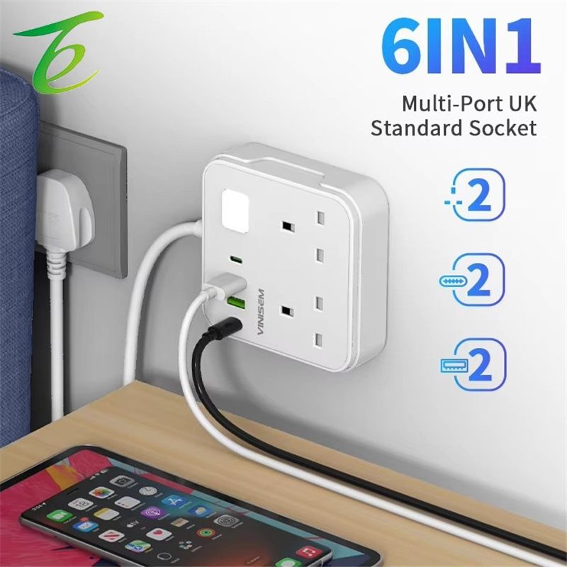 英標一轉多功能牆插座開關