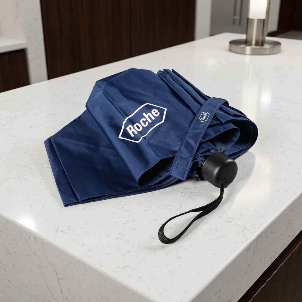 Roche Custom 250T 3-Fold Umbrella | Healthcare Branding Case