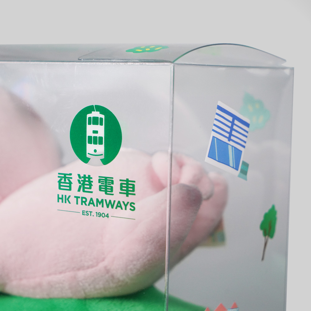 麥兜 20cm 收藏版毛絨公仔 (香港電車 120 週年旗艦案例)