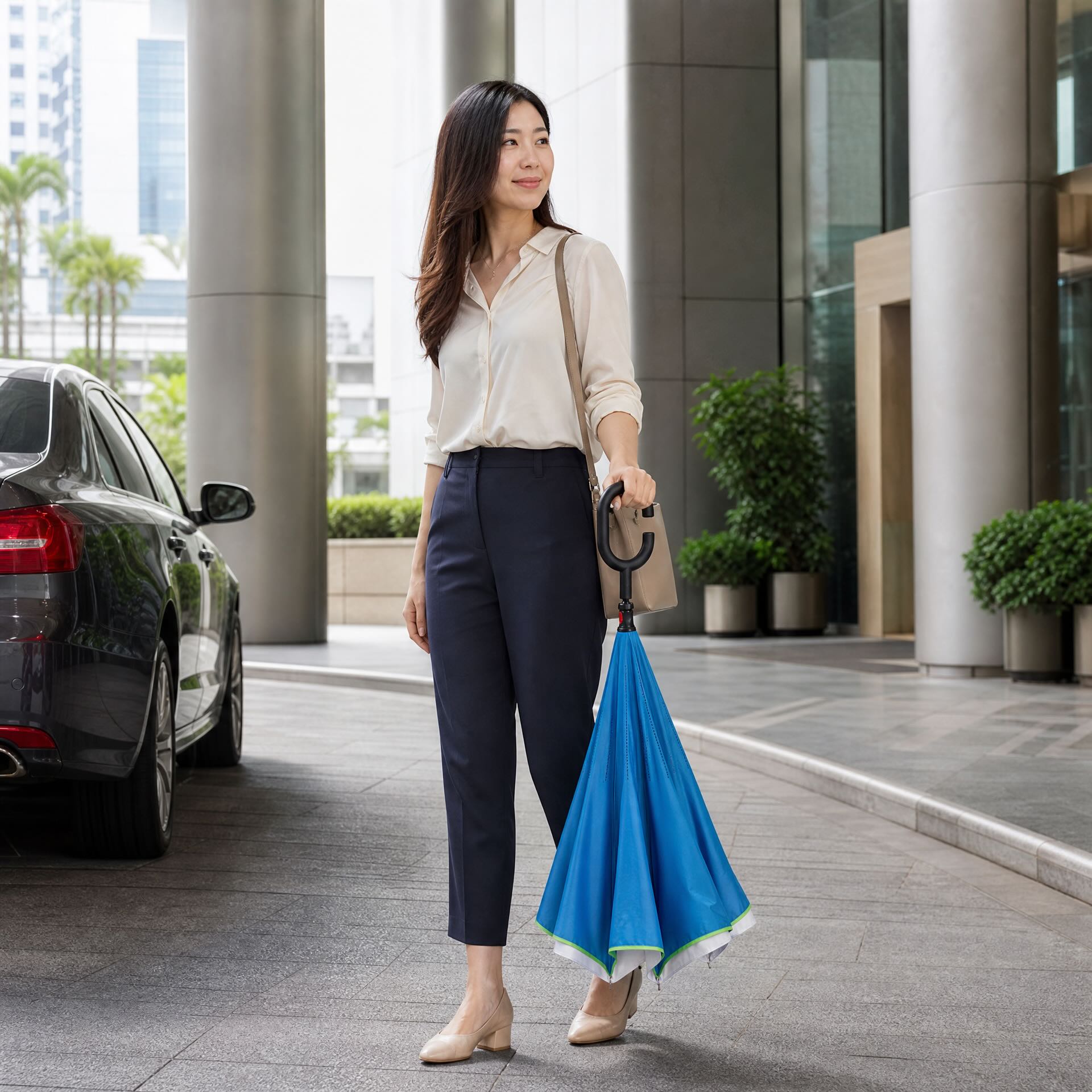 Custom Reverse Umbrella | Standard Chartered Case
