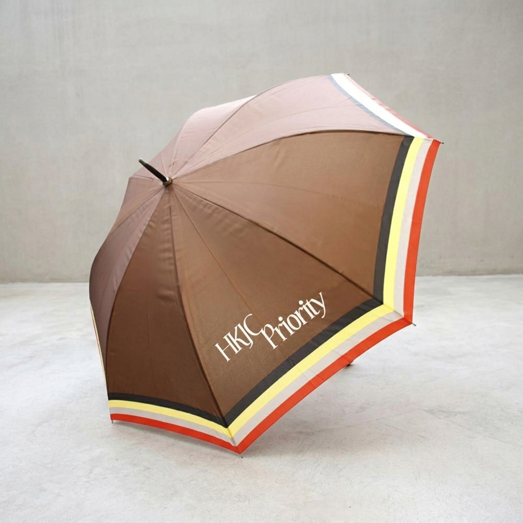 HKJC Priority Exclusive Straight Umbrella: Elite Membership Branding Asset