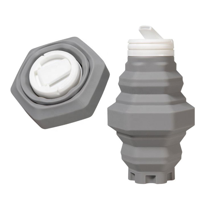 Silicone Sports Collapsible Water Bottle