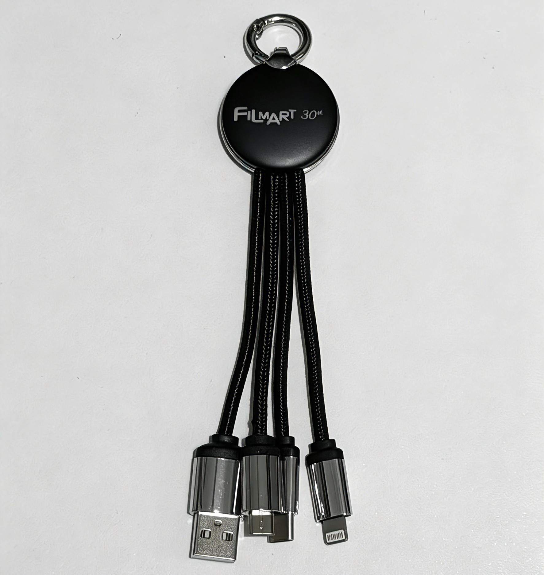 Light Up Logo 3 in 1 Charging Cables with packing box