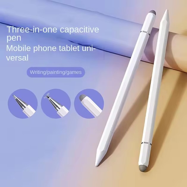 3 in 1 stylus pen for ipad/ smartphone