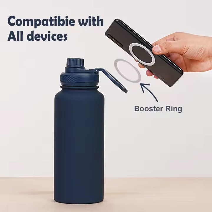 磁吸水瓶手機座