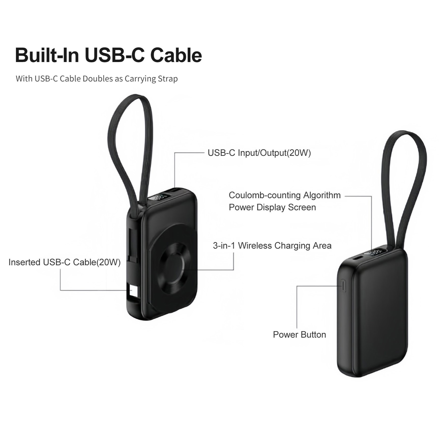 3-in-1 Magnetic Wireless Power Bank