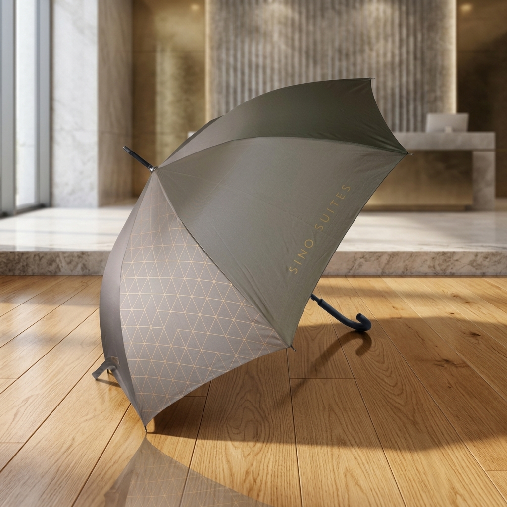 訂製 25 英寸長雨傘 | 信和寓所 (Sino Suites) 企業禮品案例