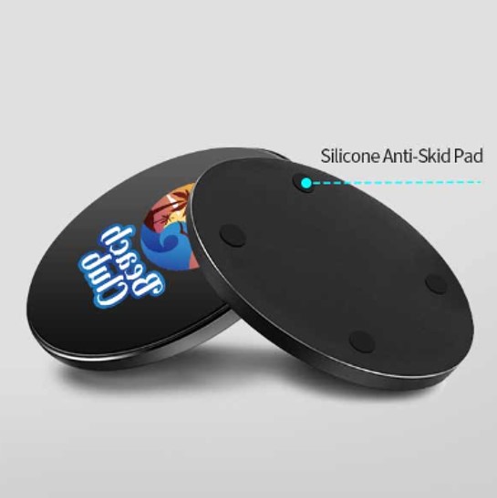 15W Colorful Light Up Logo Fast Wireless Charger-ESWL