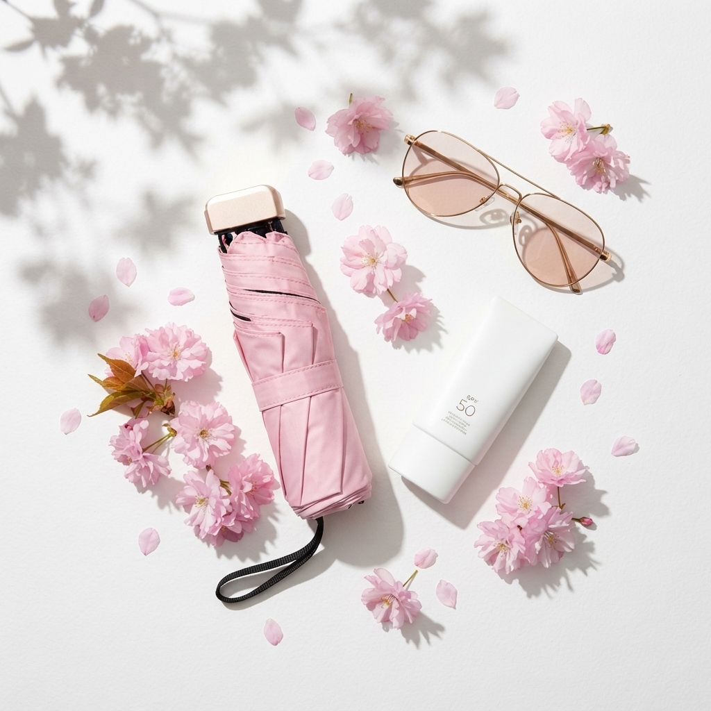 Customized Compact 5-Fold Umbrella | Ultra-Portable Beauty Brand Case
